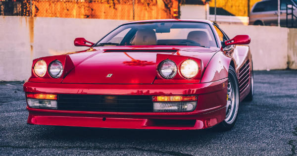 1990 Ferrari Testarossa 14 years College Tuition 3