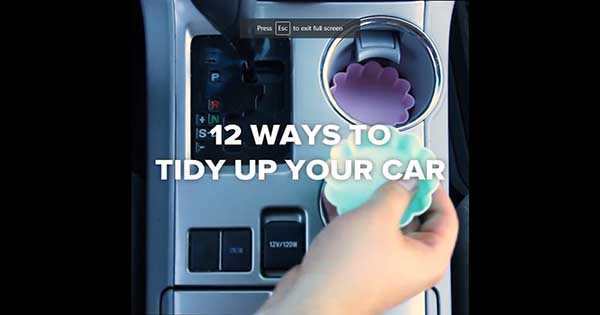 12 DIY Ideas To Have A Tidy Car 12