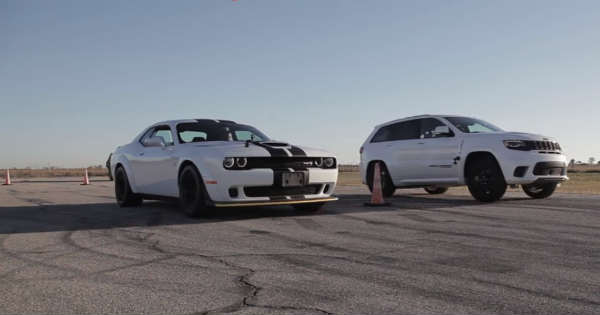 2018 Jeep Hellcat VS Hellcat Challenger Widebody 2