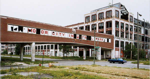 Abandoned Ford Plant massive cars left 1