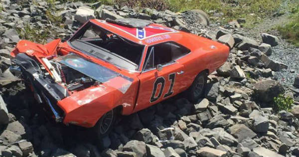 Crashed General Lee Clone Car Dodge Charger Nova Scotia 2