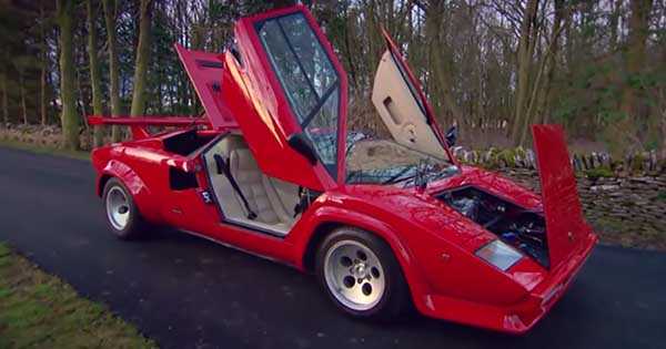 Eight Lambo Countach On One Spot 2