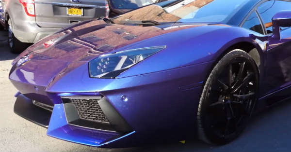 First Liquid Wrap Lamborghini Aventador US 1