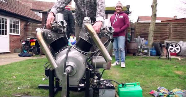 First Test Run Flying Millyard - 5 Litre V Twin Engine 2