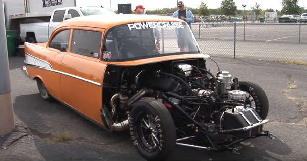 Jeff Lutz 1957 Chevy Race Car Bel Air 1