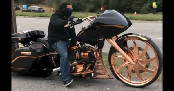 Prodigious Motorcycle big bike wheels custom build 1