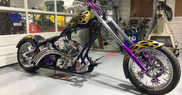 Shaquille O Neal Motorcycle 2001 WC Choppers El Diablo 2