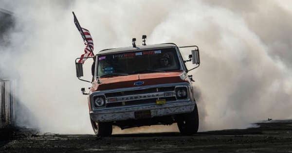 Farmtruck Crashed Hard At A Burnout Competition 2