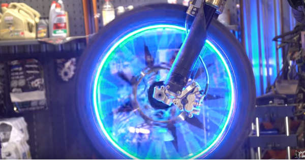 How To Make LED Light Wheels For Motorcycle 2