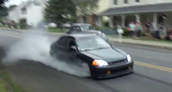 Oldtimer Owner Got Angry With This Honda Civic Burnout 2