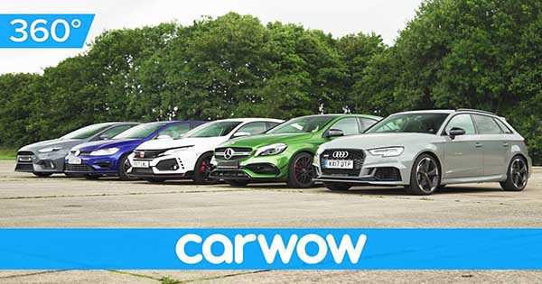 Sleeper Auto Drag Race Civic Type R vs RS Focus vs AMG vs Audi RS3 vs Golf R 2