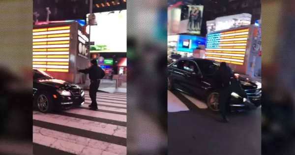 These Two Suspects Got Arrested For The Mercedes Burnout at Times Square 2