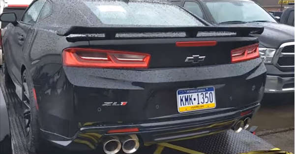 This Man Bought Himself Brand New Camaro ZL1 For Christmas 2