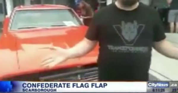 Woman Went Crazy For This Confederate Flag 2