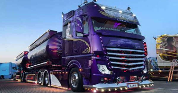 Lowrider Mercedes-Benz Actros 2663 Semi Truck 2