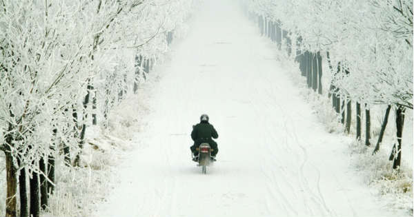 Safety Riding Tips for Bikers in the Wintertime 2