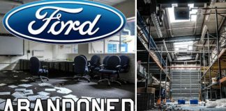Abandoned Ford Plant massive cars left 2
