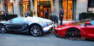 Bugatti hits LaFerarri Most Expensive Ferrari Collision 1