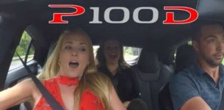 Girls React P100D Tesla Launch 1