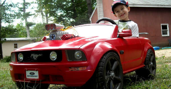 red mustang power wheels