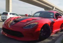 Raw Footage From The Dodge Viper Crash at Cars Coffee 2