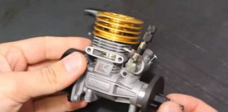 Twin Nitro Engine small diy scratch assemble 2