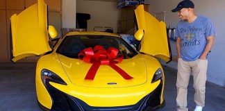 Wife Surprise Dream Car McLaren 1