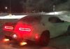 1000HP Hellcat ChallengerShootingFlames Having Fun in the Snow 1