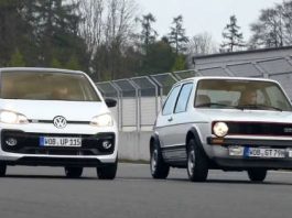 2018 VW UP GTI vs 1976 VW Golf 1 GTI - Future vs Past 1