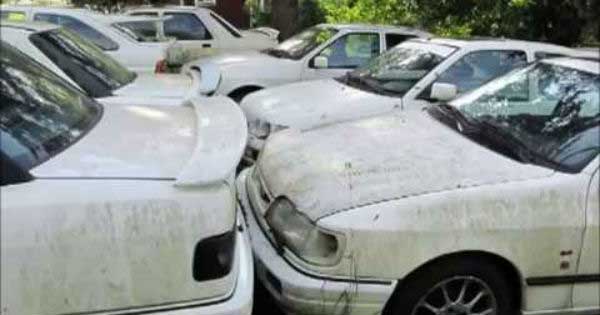 Graveyard With Abandoned Ford Sierra RS Cosworth 1