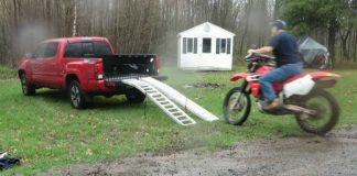 How Not To Load A Motocross Bike Into A Pickup 1