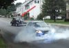 Oldtimer Owner Got Angry With This Honda Civic Burnout 1